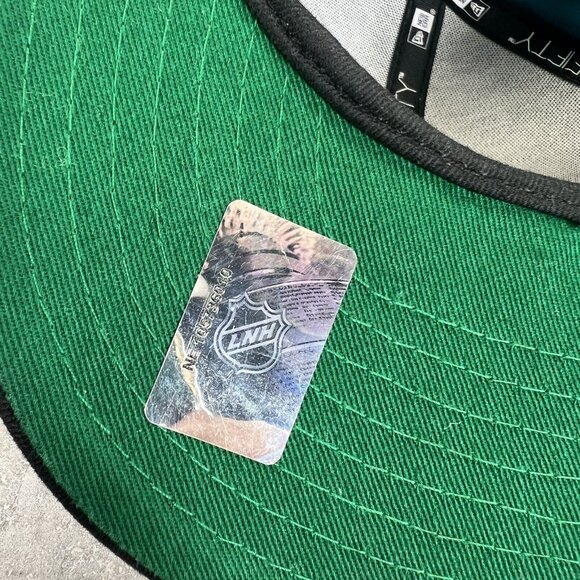 San Jose Sharks Wave Spell Out NHL Hockey Hat New Era Snapback Baseball Cap - Picture 10 of 11